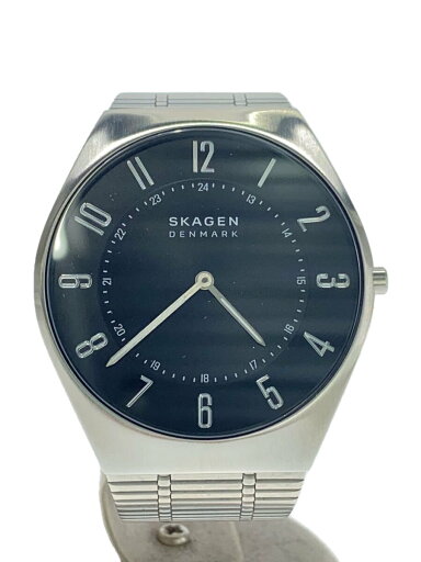 【中古】SKAGEN◆クォーツ腕時計/アナログ/ステンレス/BLK/SLV/SKW6828//【服飾雑貨他】 【中古】SKAGEN◆クォーツ腕時計/アナログ/ステンレス/BLK/SLV/SKW6828//【服飾雑貨他】