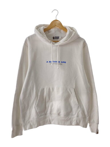 【中古】A BATHING APE◆パーカー/L/コットン/WHT/001PPF301010X【メンズウェア】 【中古】A BATHING APE◆パーカー/L/コットン/WHT/001PPF301010X【メンズウェア】