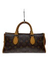 【中古】LOUIS VUITTON◆ポパンクール_モノグラム・キャンバス/PVC/BRW【バッグ】