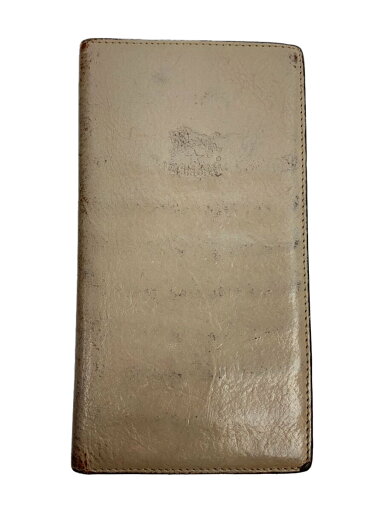 【中古】IL BISONTE◆長財布/レザー/BEG/角擦れ汚れ有//【服飾雑貨他】 【中古】IL BISONTE◆長財布/レザー/BEG/角擦れ汚れ有//【服飾雑貨他】