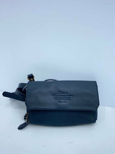 【中古】DAKOTA◆ショルダーバッグ/レザー/NVY/無地【バッグ】 【中古】DAKOTA◆ショルダーバッグ/レザー/NVY/無地【バッグ】