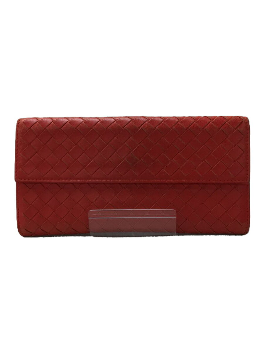 【中古】BOTTEGA VENETA◆長財布/レザー