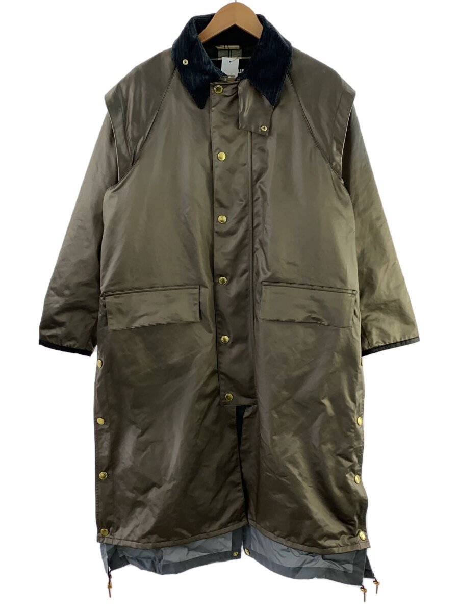 【中古】Barbour◆コート/36/ポリエステル/KHK/無地/232LCAS022【メンズウェア】