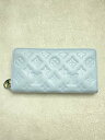 【中古】LOUIS VUITTON◆長財布/--/BLU/レディース/M83682//【服飾雑貨他】