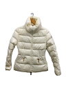 【中古】MONCLER◆DAPHNE/ダウンジャケット/0/ナイロン/WHT/無地/B20934688205 68950【レディースウェア】(4)