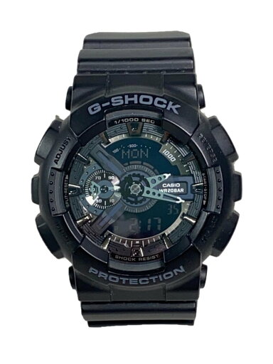 【中古】CASIO◆クォーツ腕時計・G-SHOCK/デジアナ/ラバー/BLK/BLK【服飾雑貨他】 【中古】CASIO◆クォーツ腕時計・G-SHOCK/デジアナ/ラバー/BLK/BLK【服飾雑貨他】