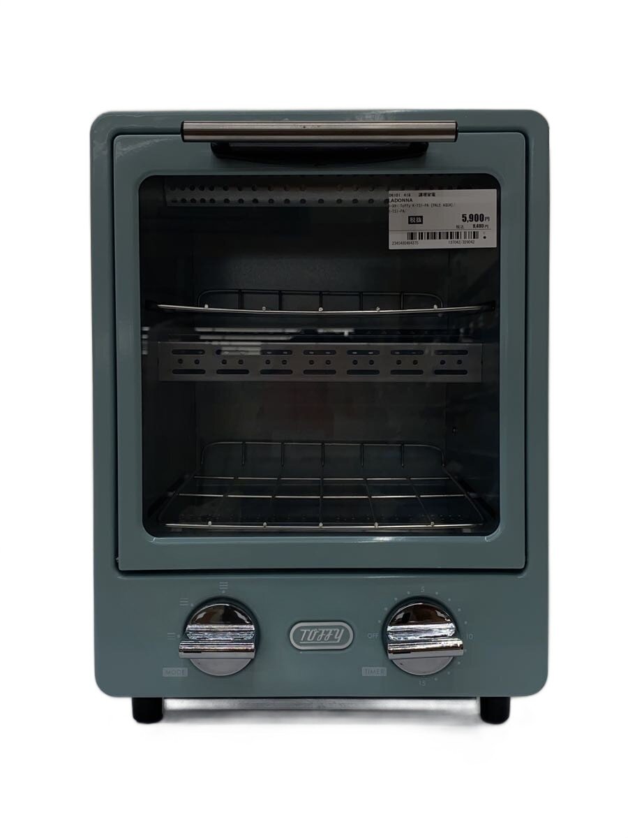 【ブランド】LADONNA 【ブランドカナ】ラドンナ 【型番】 【程度】B 【カラー】 【キーワード】　　　/ 2026/06/23 セカンドストリート千音寺アズタウン店 【4548】【中古】LADONNA◆トースター Toffy K-TS1-PA [PALE AQUA]//【家電・ビジュアル・オーディオ】 ブランド LADONNA 型番 カラー 実寸（cm） 【トースター】 幅：24 / 高さ：33 / 奥行：26 【その他】 その他サイズ：/ 商品は　セカンドストリート千音寺アズタウン店の店頭にて販売しております。商品に関するお問合わせは、お電話(TEL:052-439-2230)にて、問合わせ番号：2345480494375をお伝えください。 配送方法やお支払い方法に関するお問い合わせは、サポートセンターまでご連絡をお願いします。 ※お電話の対応は営業時間内のみとなります。お問い合わせフォームでお問い合わせの際はご注文番号をご記入下さい