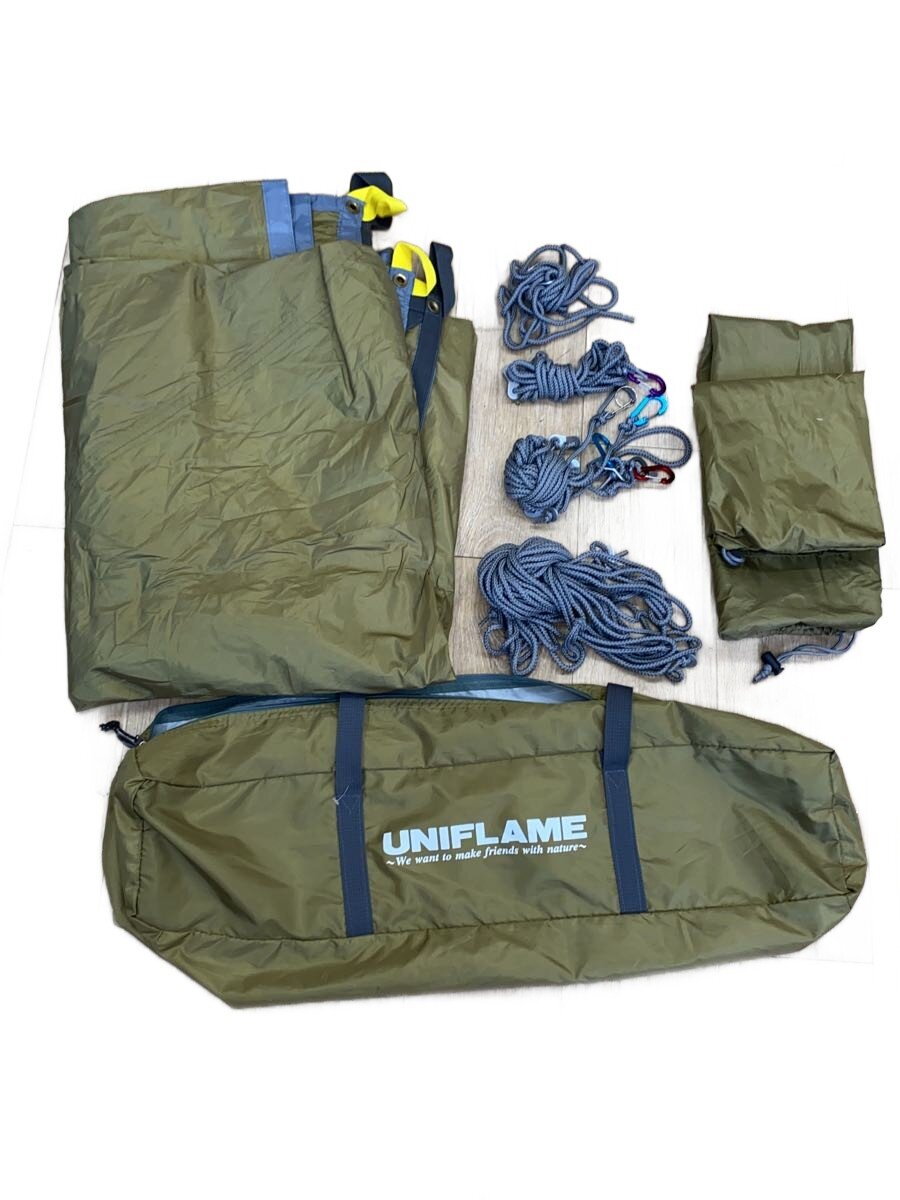 【中古】UNIFLAME◆タープ/レクタ/4~6人用/GRN/682043【スポーツ】