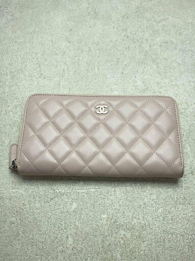 【中古】CHANEL◆長財布/レザー/PNK/無地/レディース【服飾雑貨他】 【中古】CHANEL◆長財布/レザー/PNK/無地/レディース【服飾雑貨他】