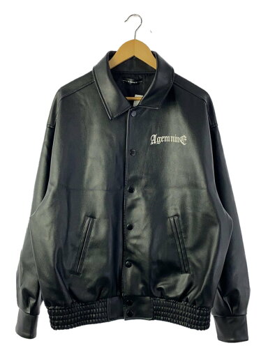 【中古】A’gem◆カバーオール/FREE/レザー/BLK/無地/3535500400【メンズウェア】 【中古】A’gem◆カバーオール/FREE/レザー/BLK/無地/3535500400【メンズウェア】