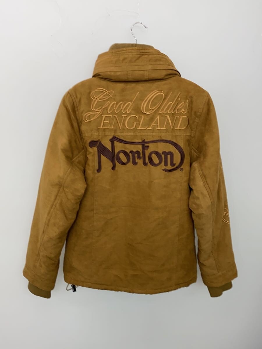 【中古】NORTON◆ジャケット/M/ポリエステル/CML/無地【メンズウェア】
