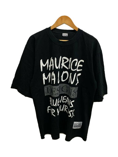 【中古】MAURICE MALONE/Tシャツ/--/コットン/ブラック【メンズウェア】 【中古】MAURICE MALONE/Tシャツ/--/コットン/ブラック【メンズウェア】