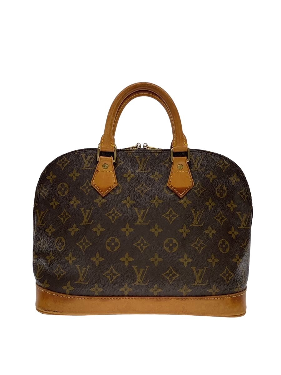 【中古】LOUIS VUITTON◆1)アルマ_モノグラム・キャンバス/PVC/BRW【バッグ】
