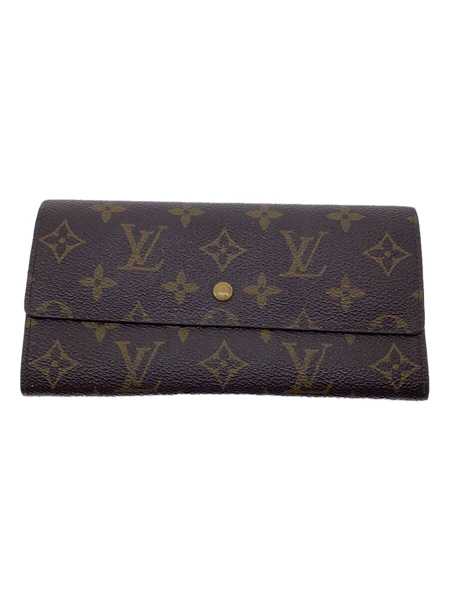Clothing Accessories (Caps, Ties, Belts) - 【中古】LOUIS VUITTON◆2)ポシェット・ポルト・モネ・クレディ_モノグラム・キャンバス_BRW/PVC/BRW/レディース//【服飾雑貨他】