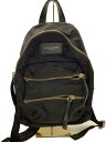 【中古】MARC JACOBS◆リュック/ポリエステル/BLK/M0008298 001【バッグ】