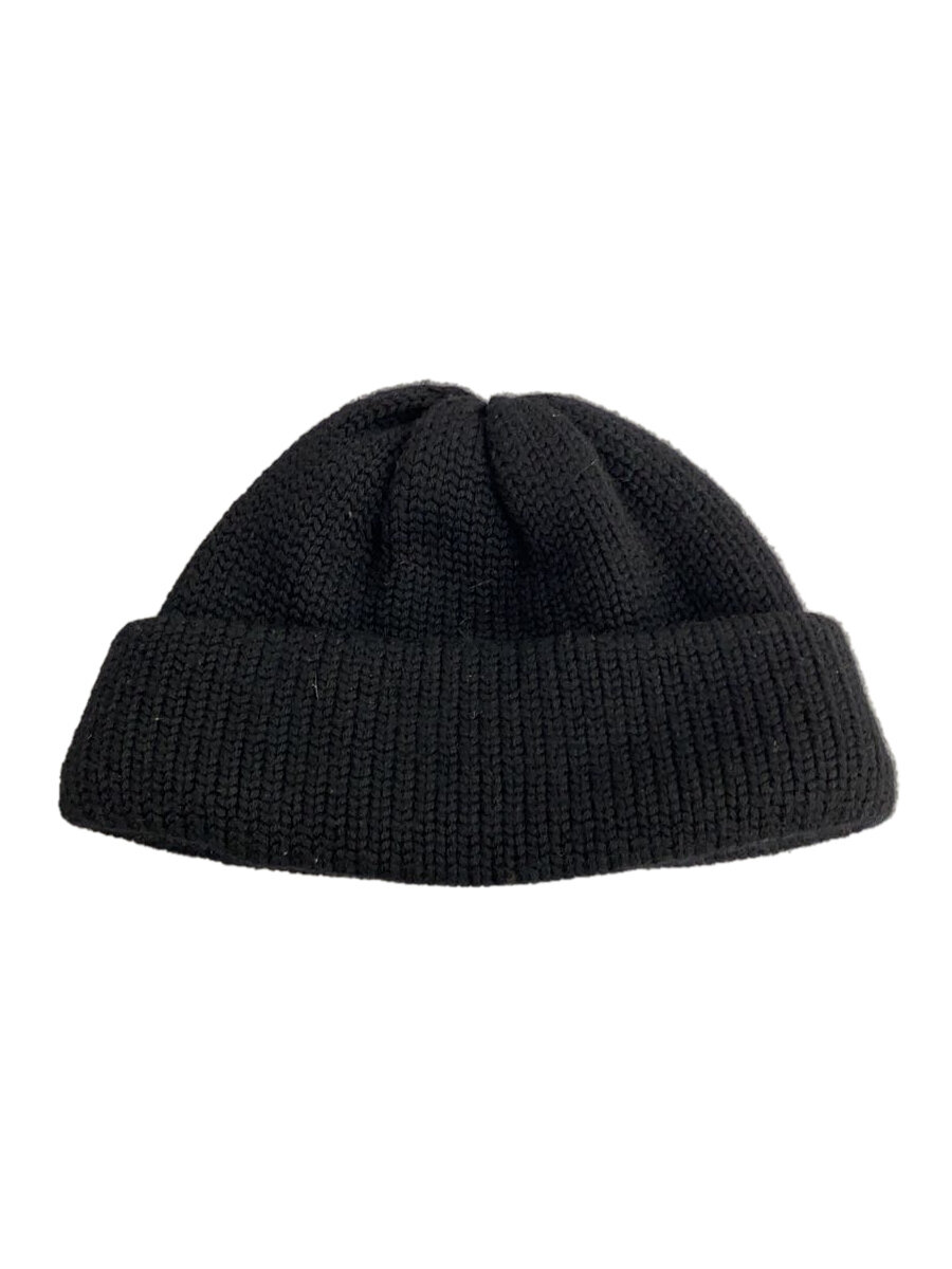 【中古】COMESANDGOES◆ニットキャップ/--/ウール/BLK/メンズ【服飾雑貨他】