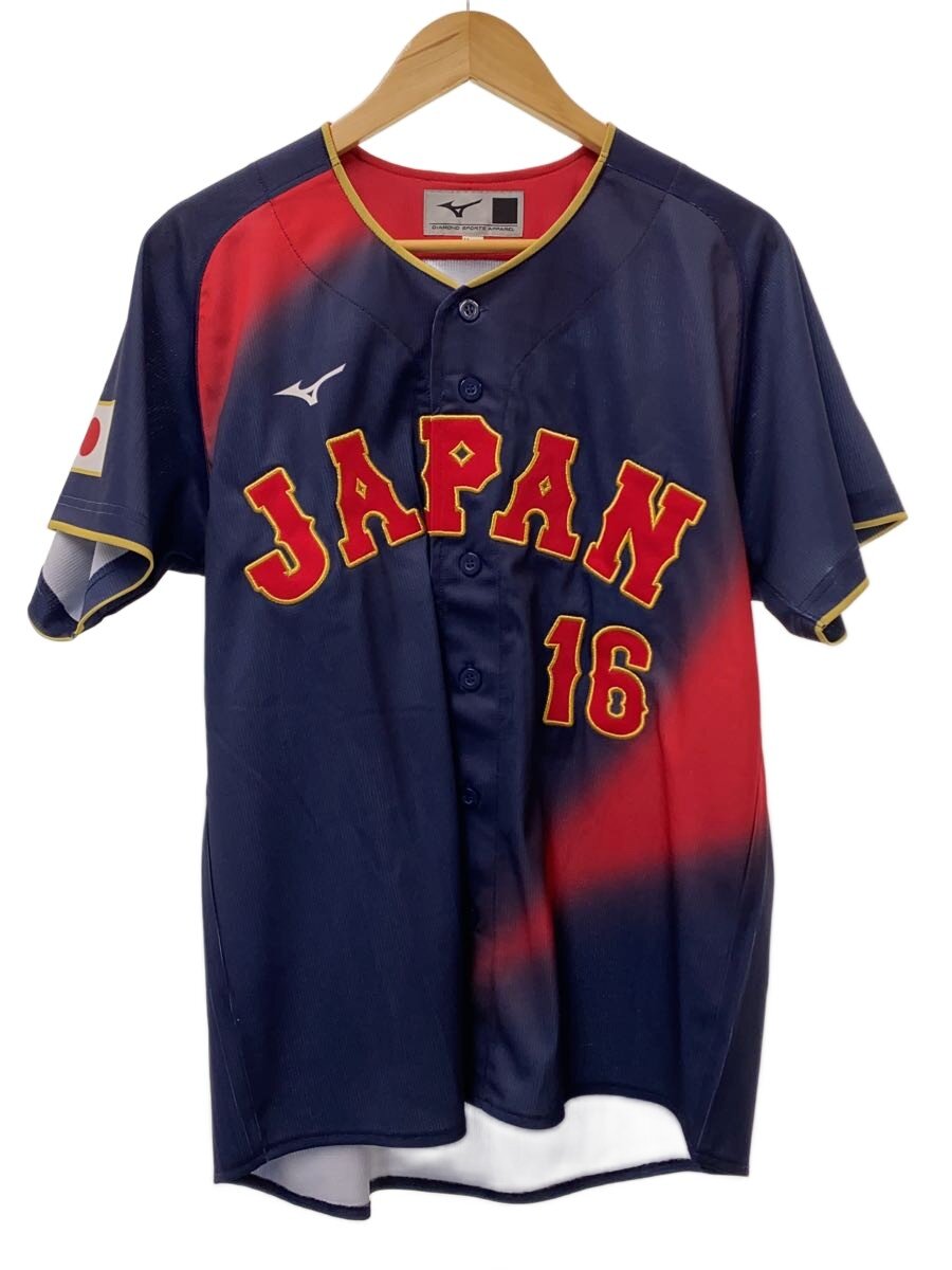 【中古】MIZUNO◆スポーツウェアー/L/NVY/12JRMJ9316【スポーツ】