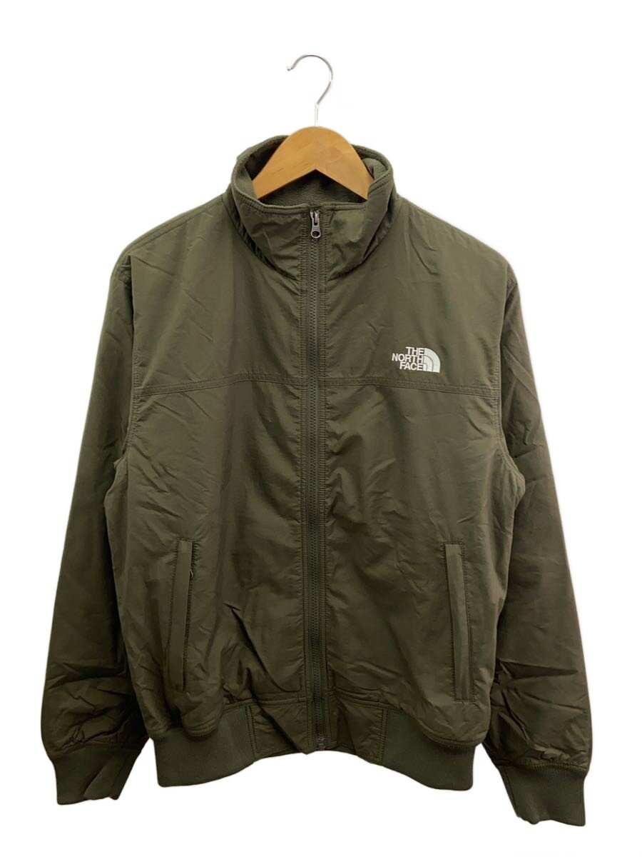 【中古】THE NORTH FACE◆CAMP NOMAD JACKET_キャンプノマドジャケット/L/ナイロン/KHK【メンズウェア】