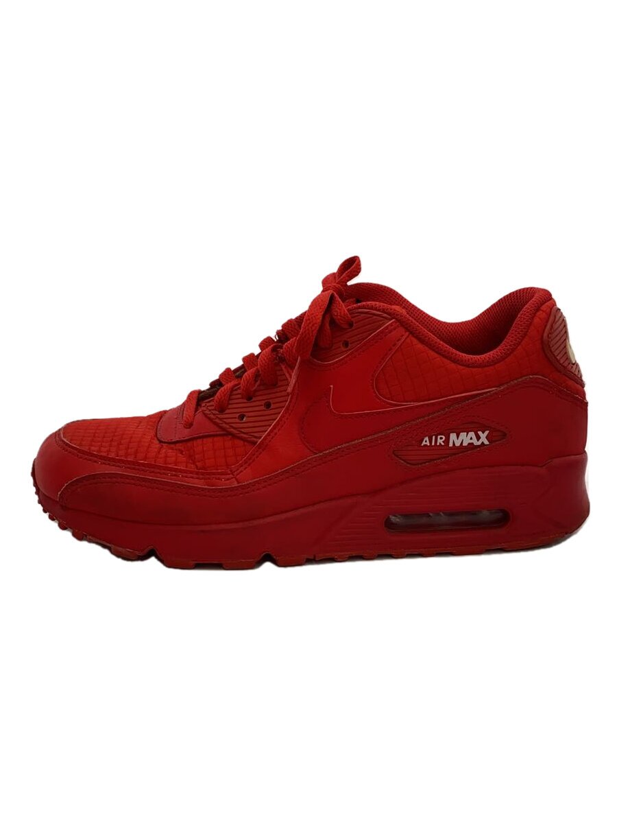 NIKE◆AIR MAX 90 ESSENTIAL/エアマックスエッセンシャル/レッド/AJ1285-602/27cm/RED