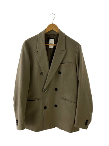 【中古】HARE◆25SS/メランジダブルジャケット/若干毛羽立ち/S/ポリエステル/BEG/HA030498AD【メンズウェア】 【中古】HARE◆25SS/メランジダブルジャケット/若干毛羽立ち/S/ポリエステル/BEG/HA030498AD【メンズウェア】