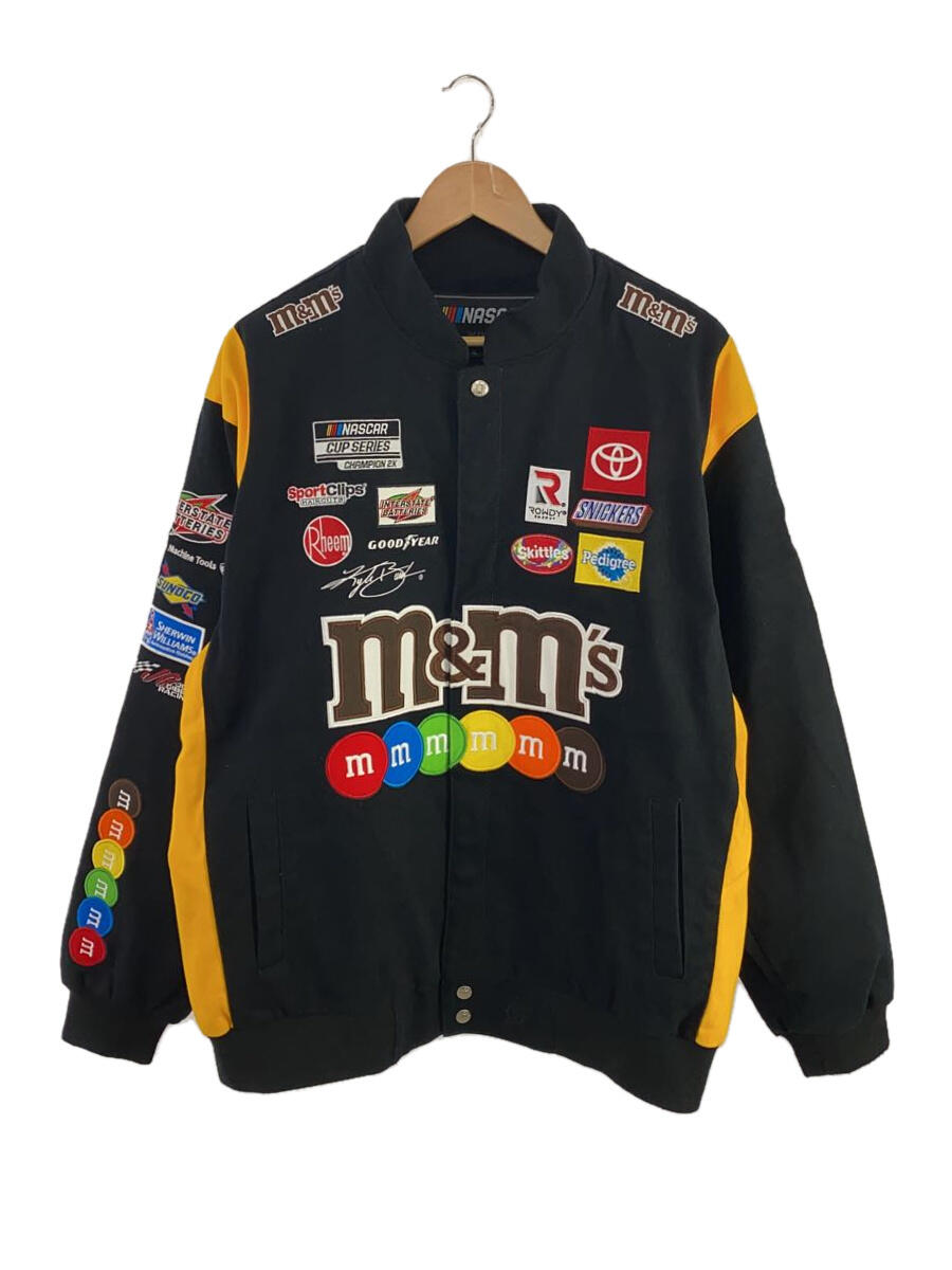 【中古】JH Design Group◆ジェイエイチデザイングルーフ/ブルゾン/XL/コットン/ブラック【メンズウェア】