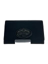 【中古】PRADA◆長財布/--/BLK/無地/メンズ/MV12/内側ヨゴレ有【服飾雑貨他】