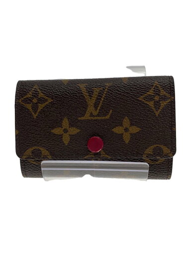 【中古】LOUIS VUITTON◆ミュルティクレ6_モノグラム・キャンバス_BRW_フューシャ/--/BRW/総柄/レディース【服飾雑貨他】 【中古】LOUIS VUITTON◆ミュルティクレ6_モノグラム・キャンバス_BRW_フューシャ/--/BRW/総柄/レディース【服飾雑貨他】