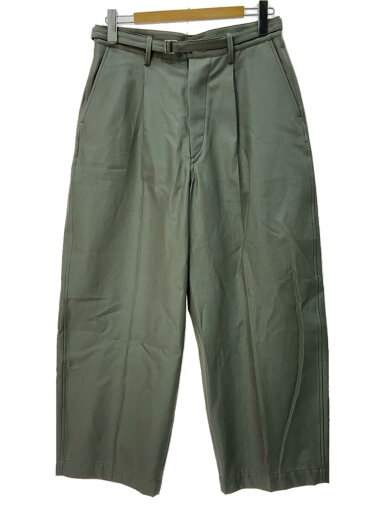 【中古】BLURHMS◆Drill Chambray Belted Trousers/ボトム/2/コットン/GRY/無地//【メンズウェア】 【中古】BLURHMS◆Drill Chambray Belted Trousers/ボトム/2/コットン/GRY/無地//【メンズウェア】