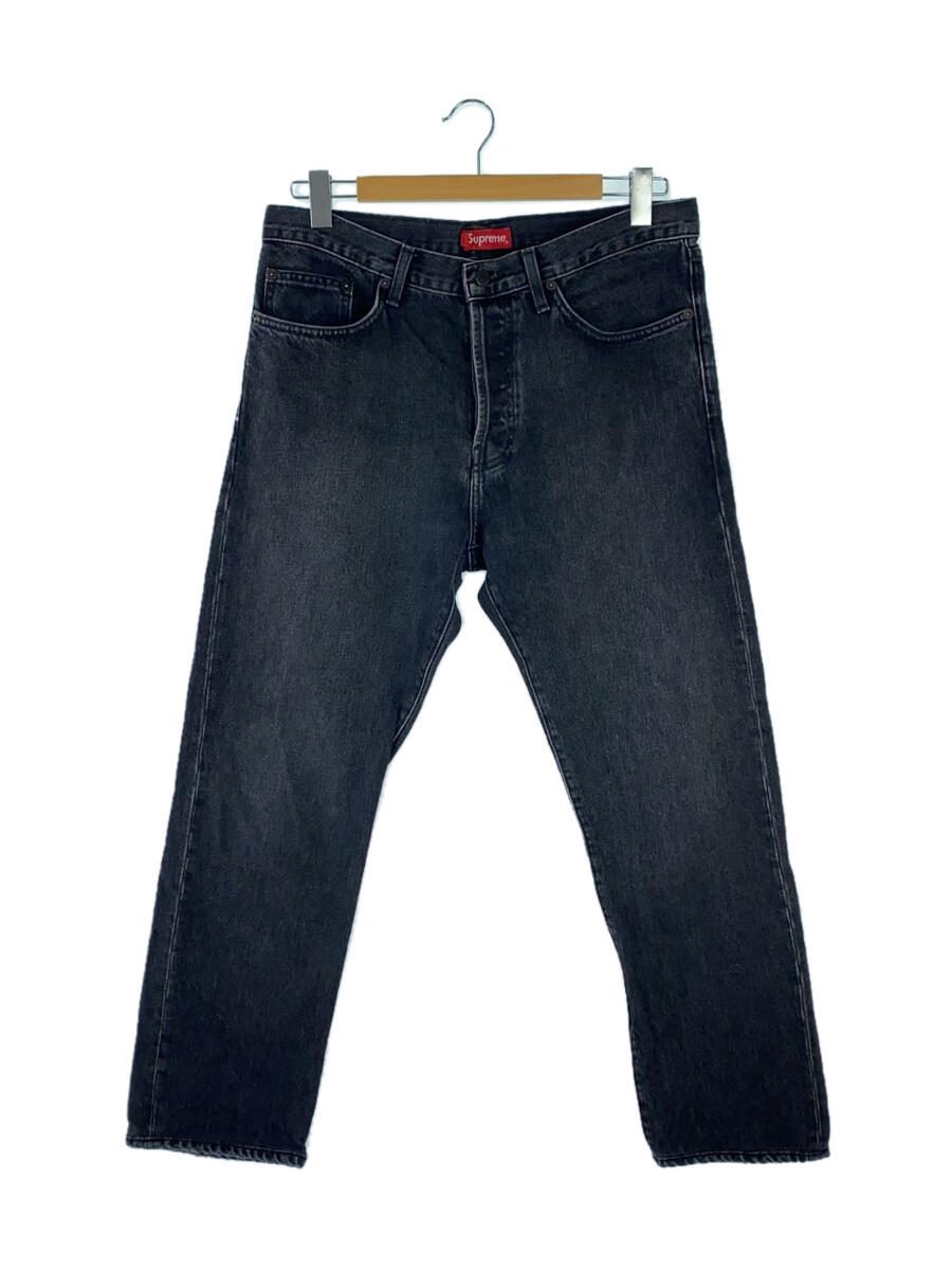【中古】Supreme◆Stone Washed Black Slim Jeans /34/デニム/BLK【メンズウェア】