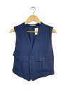 【中古】ISSEY MIYAKE◆ベスト/L/ポリエステル/NVY/im61-fe911【メンズウェア】