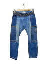 【中古】FORSOMEONE◆HIPSTER DENIM/再構築デニム/ストレートパンツ/46/IDG/78000151【メンズウェア】(4)