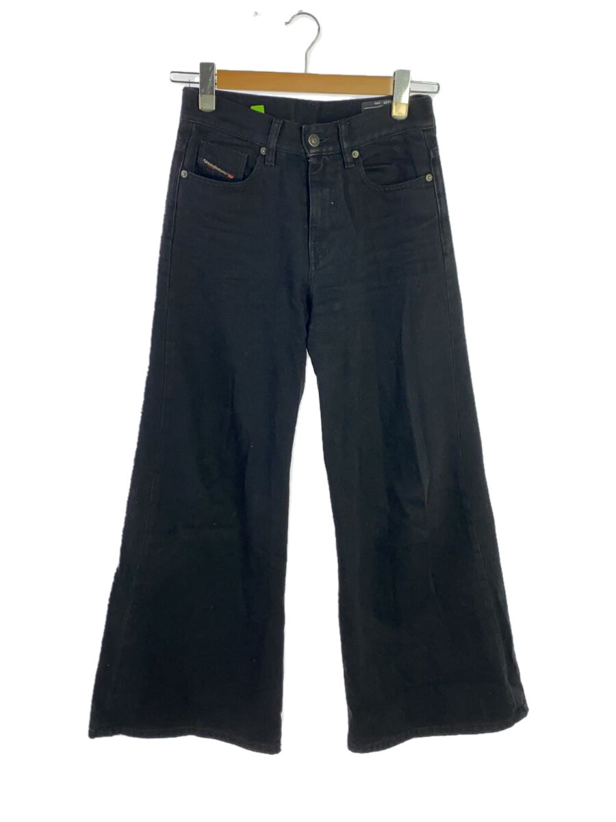 【中古】DIESEL◆ブーツカットパンツ/25/コットン/BLK/Z09RL【メンズウェア】