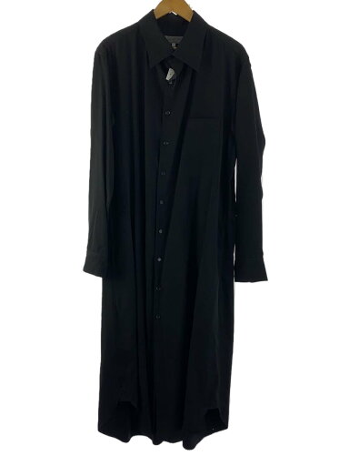 【中古】YOHJI YAMAMOTO◆コート/4/ウール/ブラック/無地/H0-B12-100【メンズウェア】 【中古】YOHJI YAMAMOTO◆コート/4/ウール/ブラック/無地/H0-B12-100【メンズウェア】
