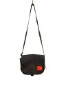 【中古】Manhattan Portage◆ショルダーバッグ/--/BLK/無地//【バッグ】
