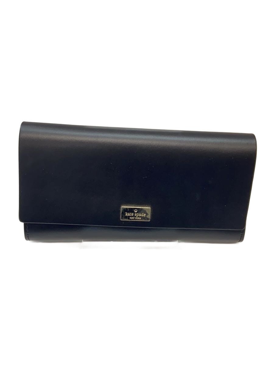 【中古】kate spade new york◆長財布/--/BLK/レディース【服飾雑貨他】