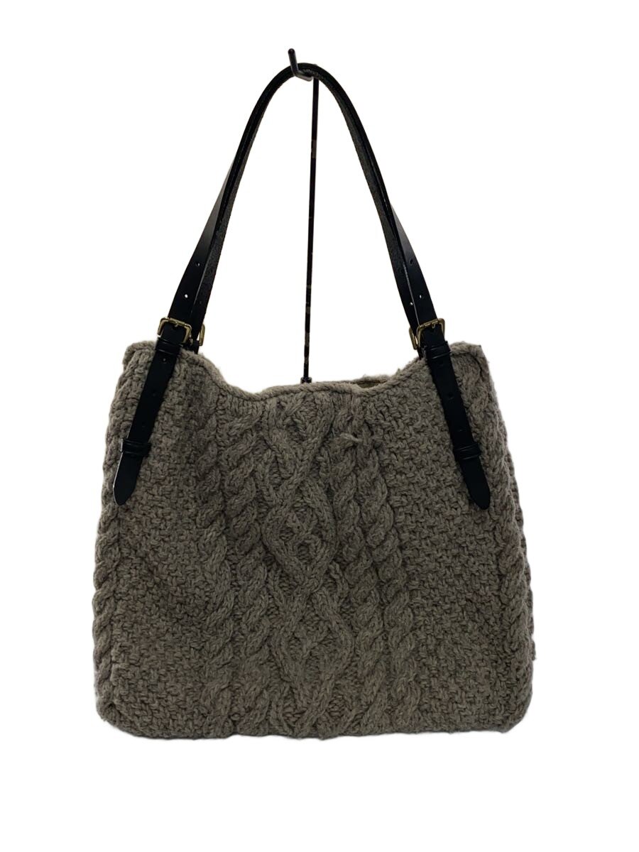 TOPKAPI◆トートバッグ/--/GRY/ニットトートバッグ