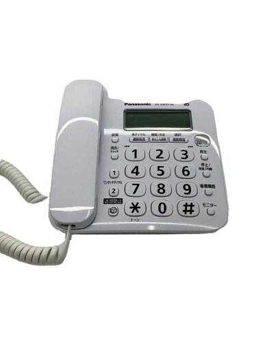 【中古】Panasonic◆電話機 VE-GD27DL-W【家電・ビジュアル・オーディオ】 【中古】Panasonic◆電話機 VE-GD27DL-W【家電・ビジュアル・オーディオ】