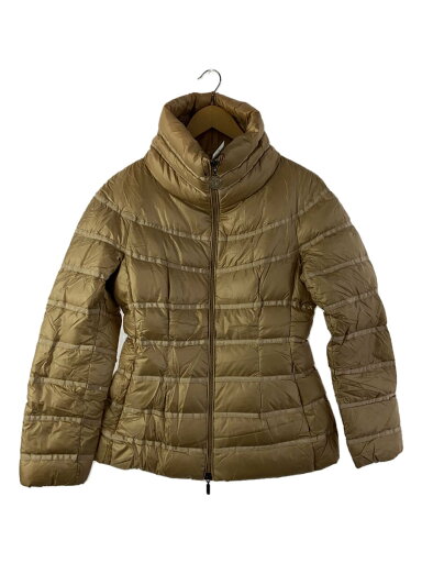 【中古】MONCLER◆ダウンジャケット/3/ナイロン/BEG【レディースウェア】 【中古】MONCLER◆ダウンジャケット/3/ナイロン/BEG【レディースウェア】