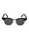 【中古】Needles◆PAPILLON GLASSES/跳ね上げ式/土/サングラス/プラスチック/BLK/GRY/メンズ【服飾雑貨他】