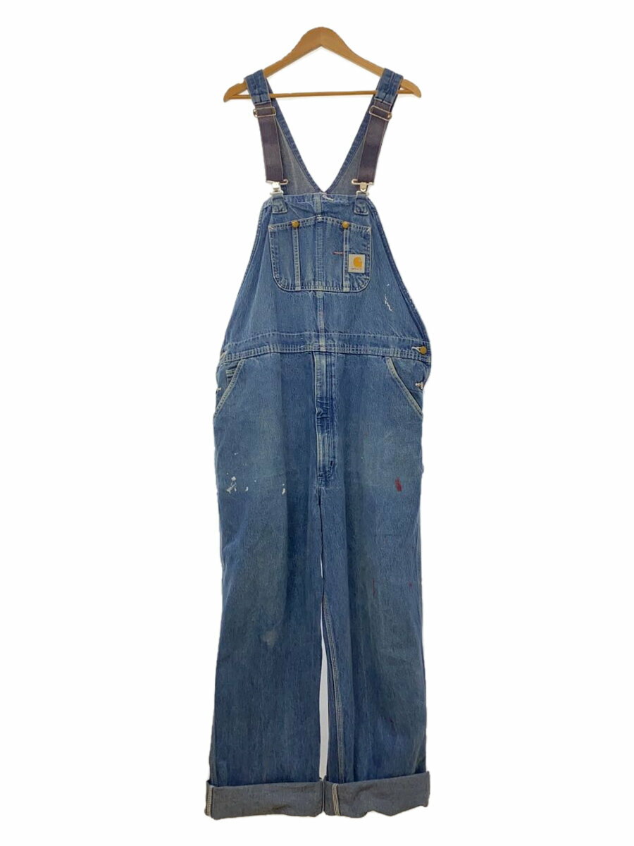 【中古】Carhartt◆オーバーオール/46/コットン/IDG【メンズウェア】