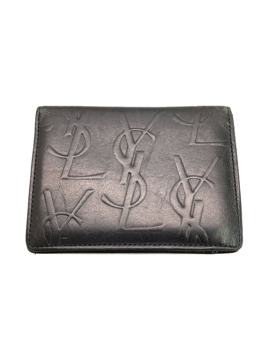 【中古】YVES SAINT LAURENT◆2つ折り財�