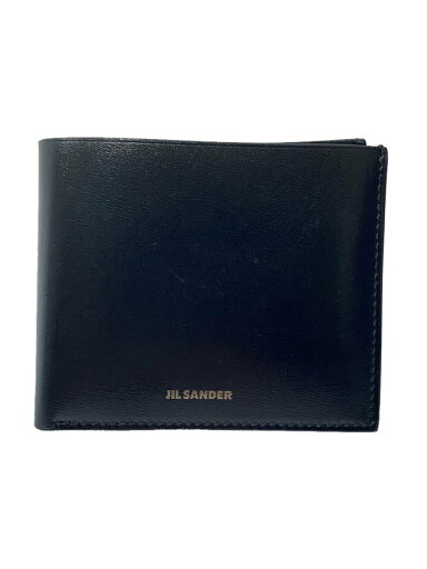 【中古】JIL SANDER◆2つ折り財布/レザー/BLK/アニマル/メンズ/J25UI0002【服飾雑貨他】 【中古】JIL SANDER◆2つ折り財布/レザー/BLK/アニマル/メンズ/J25UI0002【服飾雑貨他】