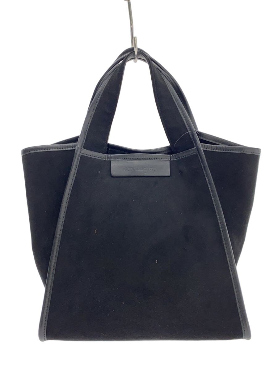 FEEL AND TASTE◆marche mini bag/ハンドバッグ/スウェード/BLK