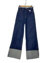 【中古】ETRE TOKYO◆22S/ワイドパンツ/S/コットン/IDG/無地/1222420103-0【レディースウェア】
