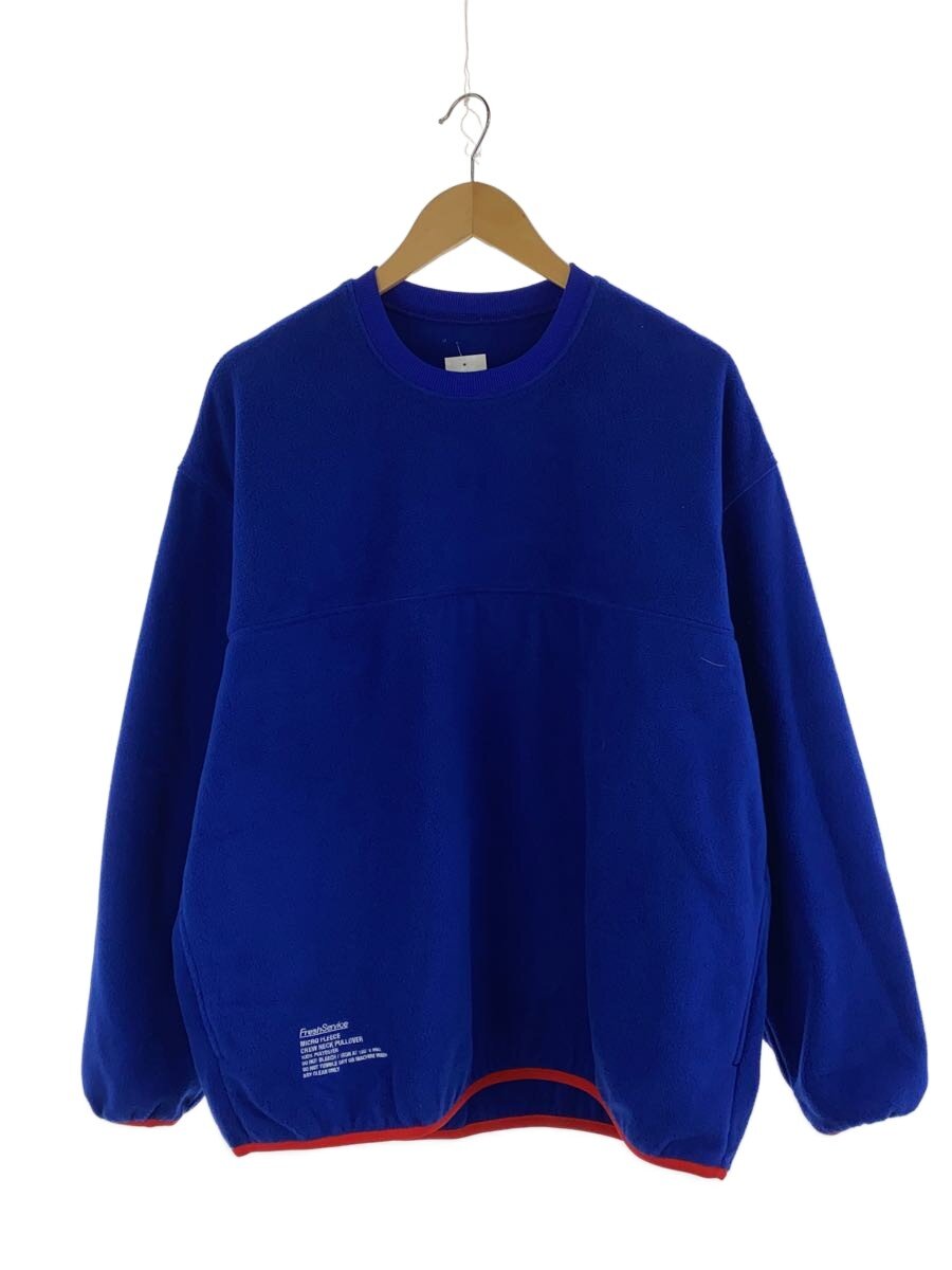 FreshService◆MICRO FLEECE CREW NECK PULLOVER/M/ポリエステル/BLU/FSC253-70192