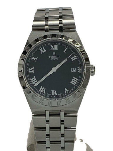 【中古】TUDOR◆TUDOR/ロイヤル28500/2024年4月ギャラ付/自動巻/BLK/SLV/28500/1EH1144//【服飾雑貨他】 【中古】TUDOR◆TUDOR/ロイヤル28500/2024年4月ギャラ付/自動巻/BLK/SLV/28500/1EH1144//【服飾雑貨他】
