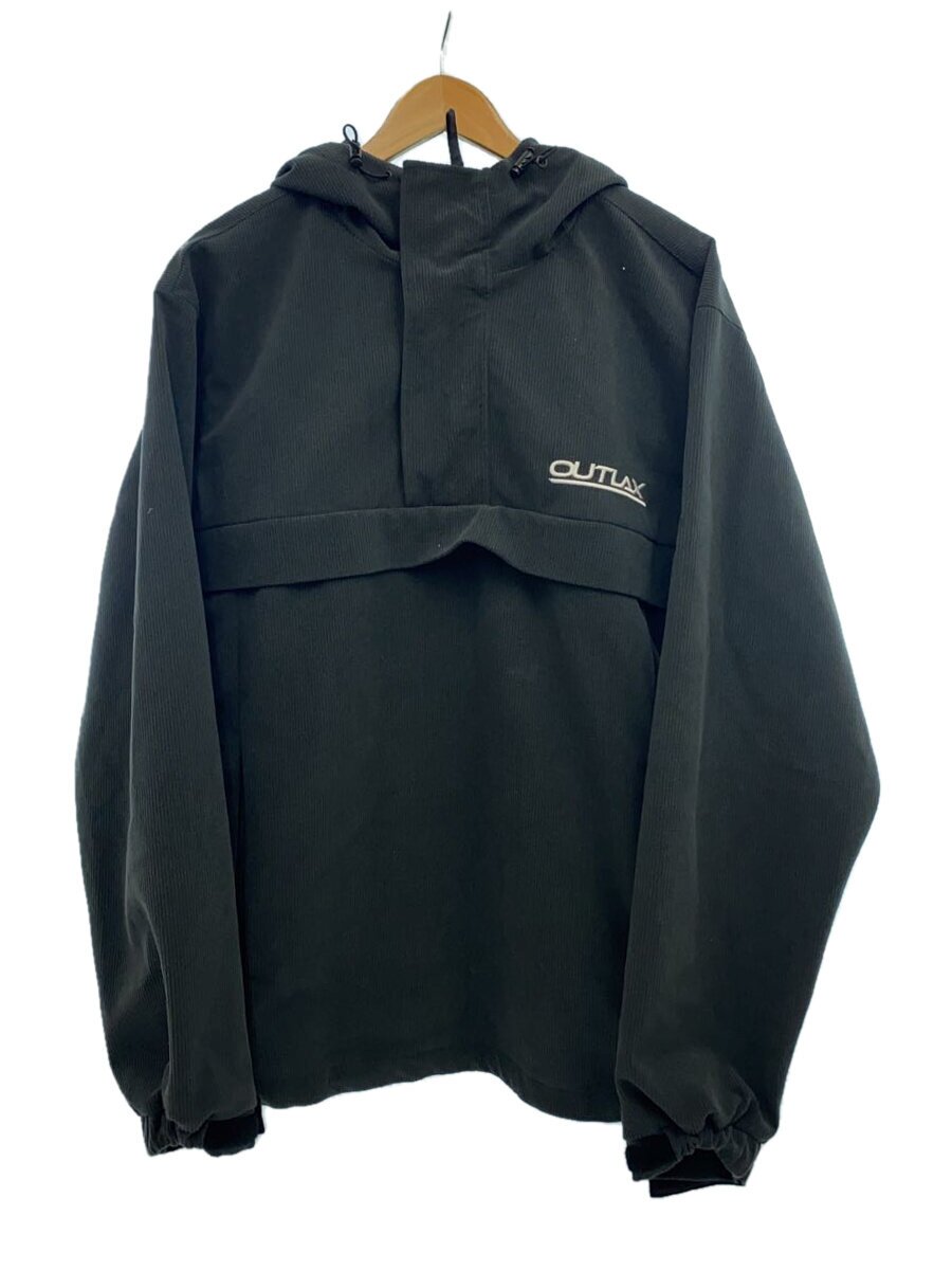 【中古】OUTLAX/ウェアー/M/ブラック/OLJ0001C/コーデュロイ プルオーバーパーカー【スポーツ】