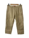 【中古】Supreme◆ボトム/32/コットン/KHK/無地【メンズウェア】