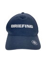 【中古】BRIEFING◆キャップ/FREE/ポリエステル/BLK/メンズ/BRG213M65【服飾雑貨他】