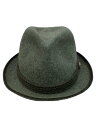 【中古】MAYSER◆中折れハット/ウール/GRY/メンズ【服飾雑貨他】